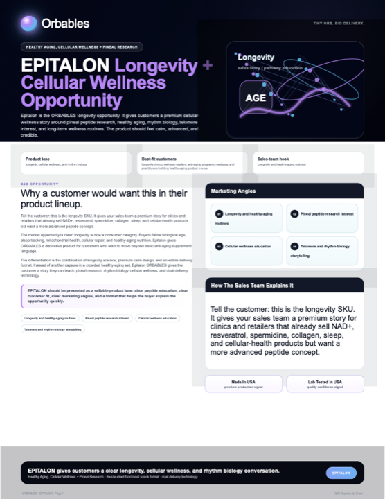 Epitalon protected format flyer preview